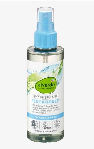 Alverde Hidratl Hajbalzsam-Spray Szraz Hajra Hialuronsav + Bio Aloe Vera